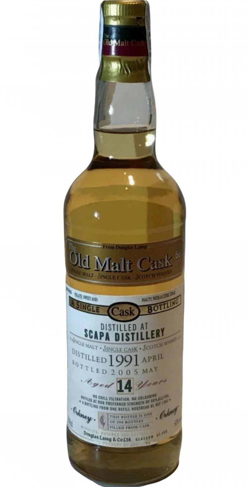 Scapa 1991 DL  The Old Malt Cask