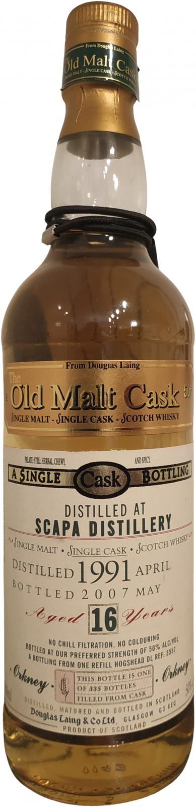 Scapa 1991 DL  The Old Malt Cask