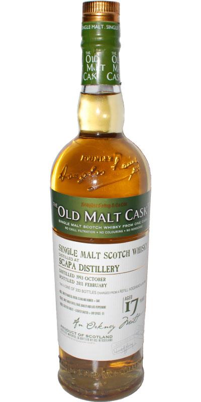 Scapa 1993 DL  The Old Malt Cask