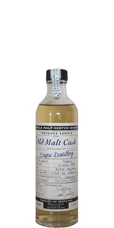 Scapa 1993 DL  The Old Malt Cask -  Advanced Sample