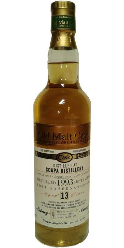Scapa 1993 DL  The Old Malt Cask
