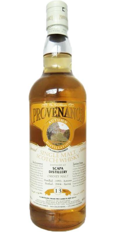 Scapa 1991 McG  McGibbon's Provenance