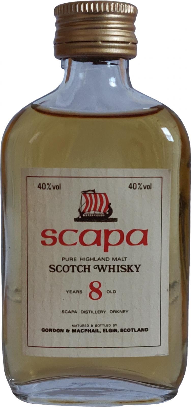 Scapa 08-year-old GM  Pure Highland Malt Scotch Whisky