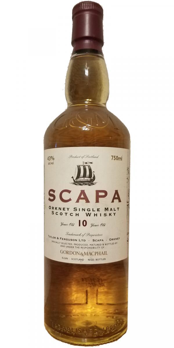 Scapa 10-year-old GM  Licensed Bottling