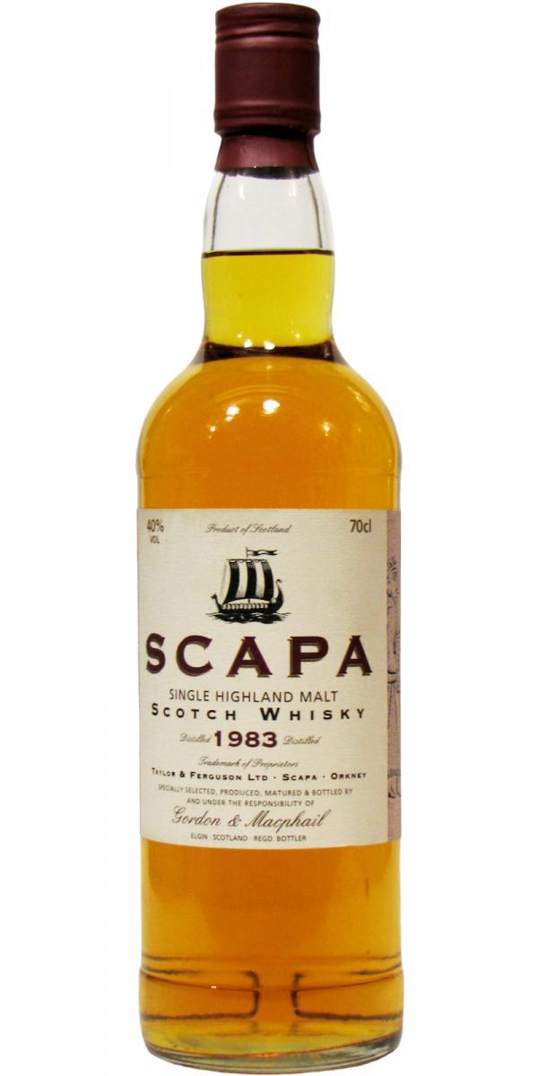 Scapa 1983 GM  Licensed Bottling