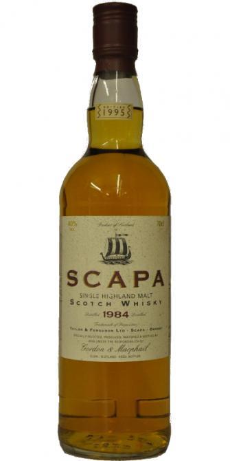 Scapa 1984 GM  Licensed Bottling