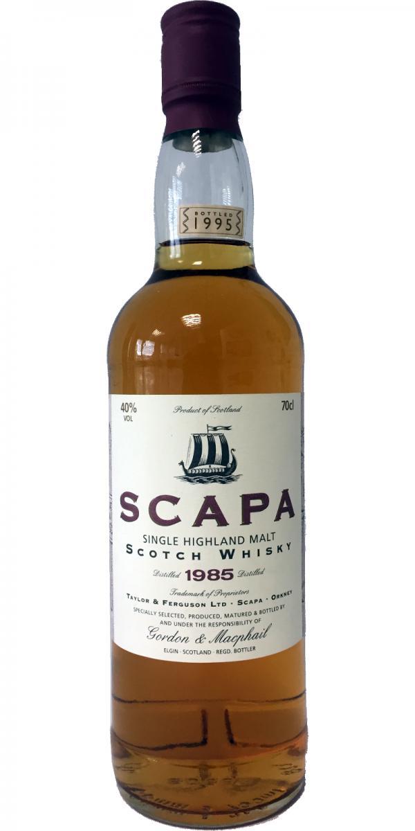 Scapa 1985 GM  Licensed Bottling