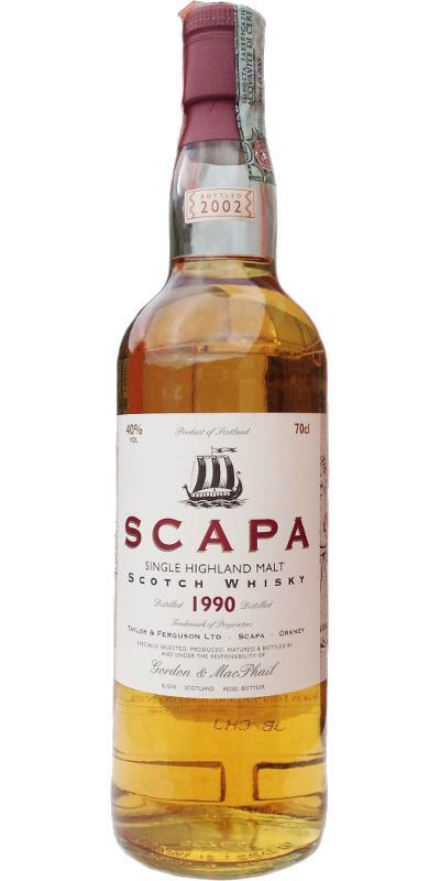 Scapa 1990 GM  Licensed Bottling
