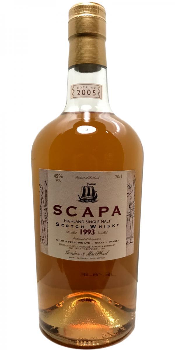 Scapa 1993 GM  Licensed Bottling