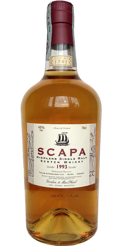 Scapa 1993 GM  Single Cask Collection