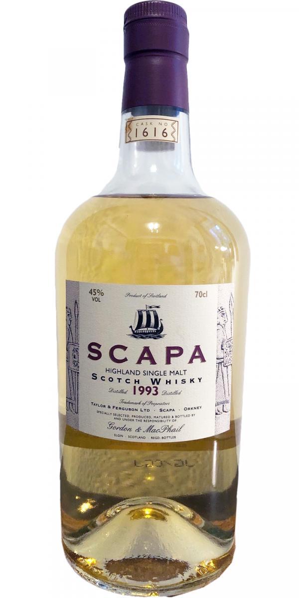 Scapa 1993 GM  Single Cask Collection