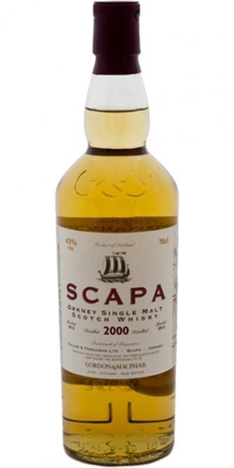 Scapa 2000 GM  Licensed Bottling