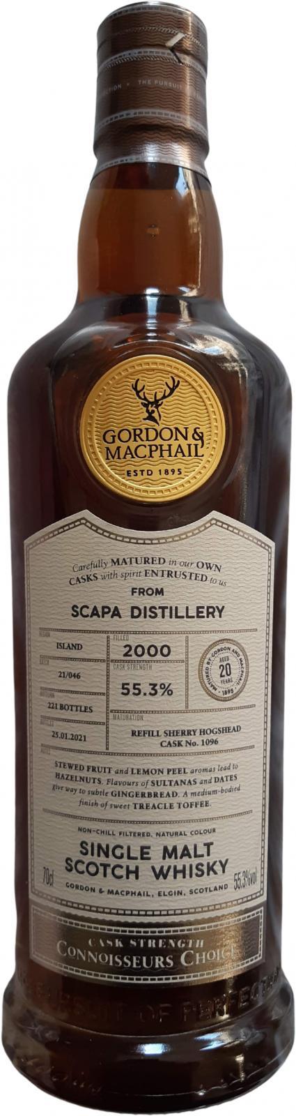 Scapa 2000 GM  Connoisseurs Choice - Cask Strength