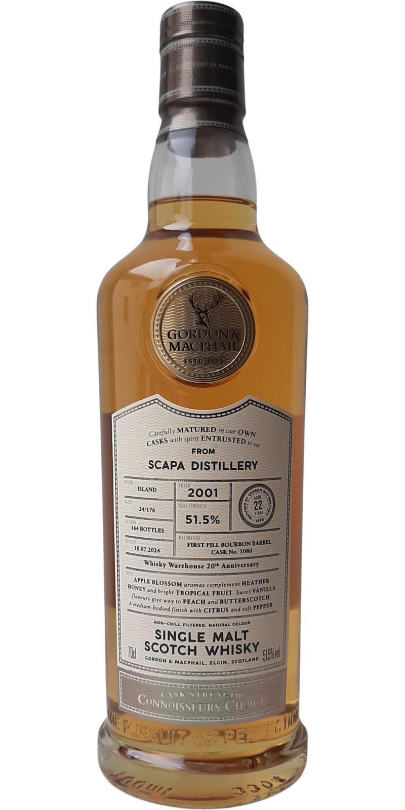 Scapa 2001 GM  Connoisseurs Choice - Cask Strength