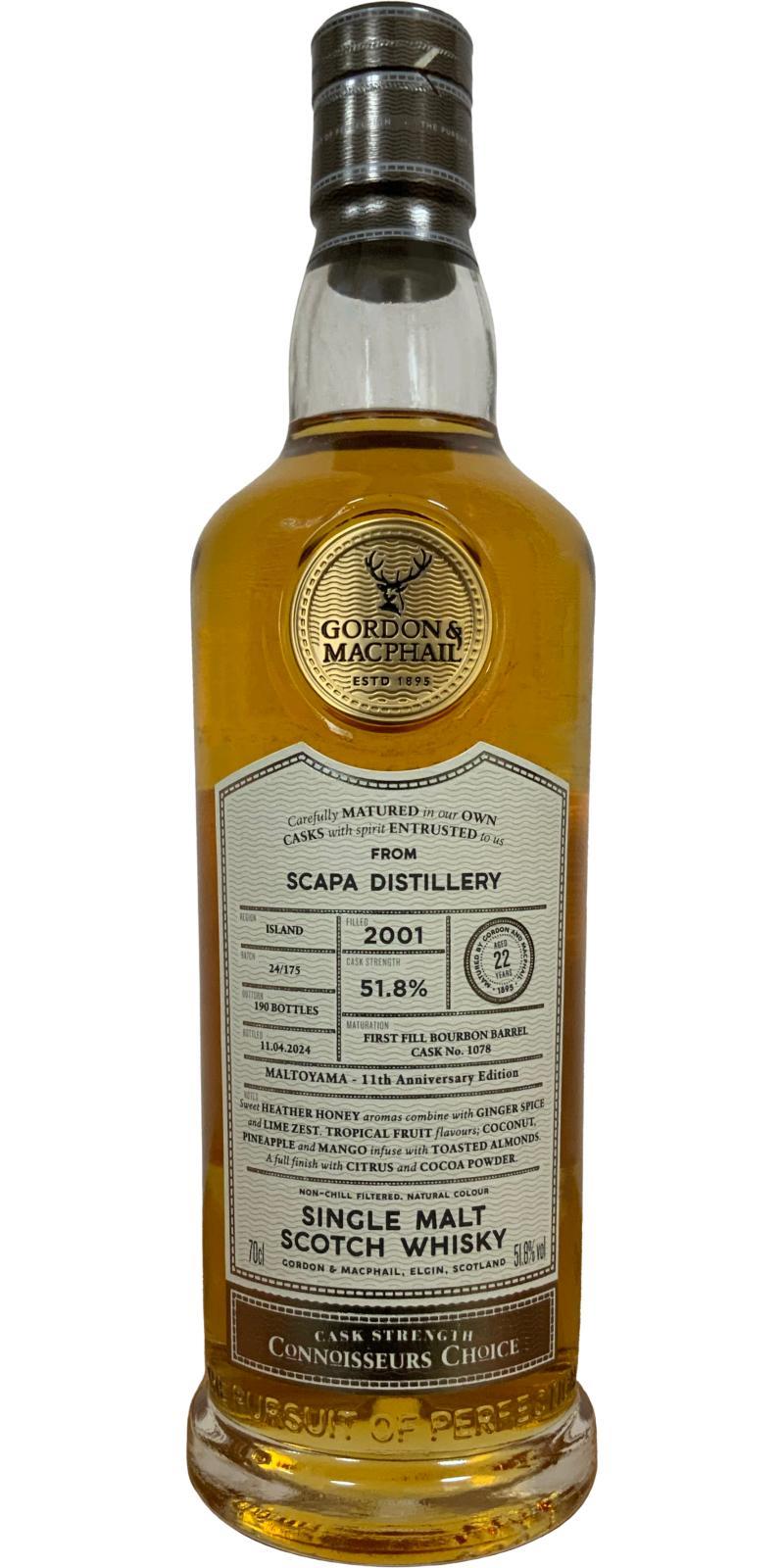 Scapa 2001 GM  Connoisseurs Choice - Cask Strength
