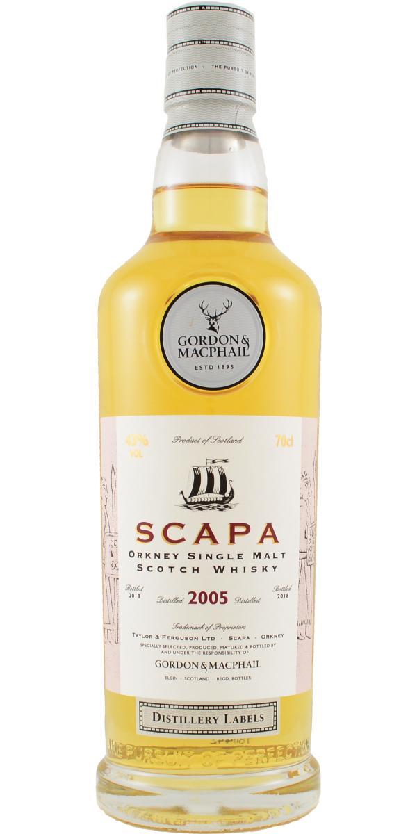 Scapa 2005 GM  Distillery Labels