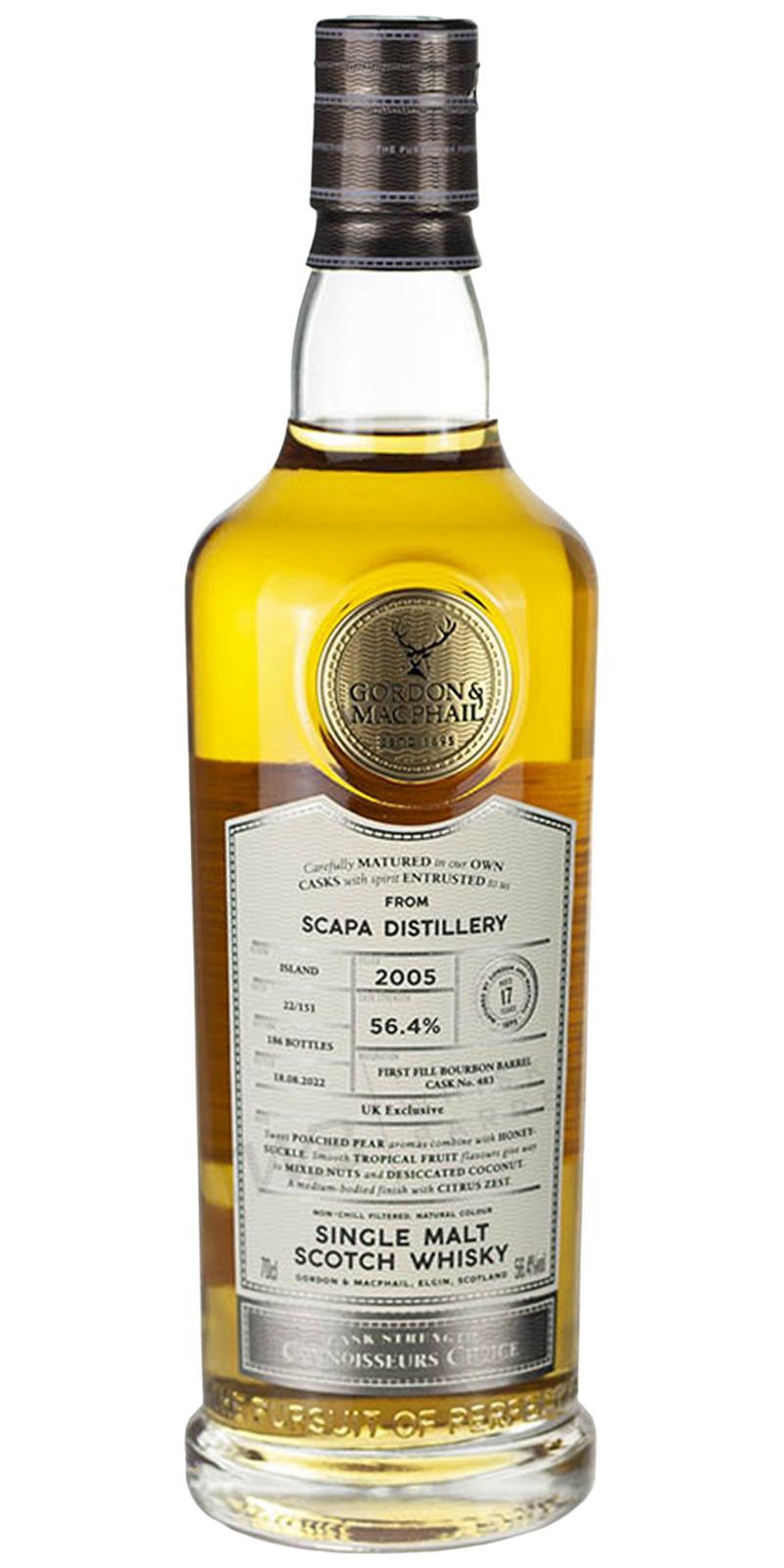 Scapa 2005 GM  Connoisseurs Choice - Cask Strength