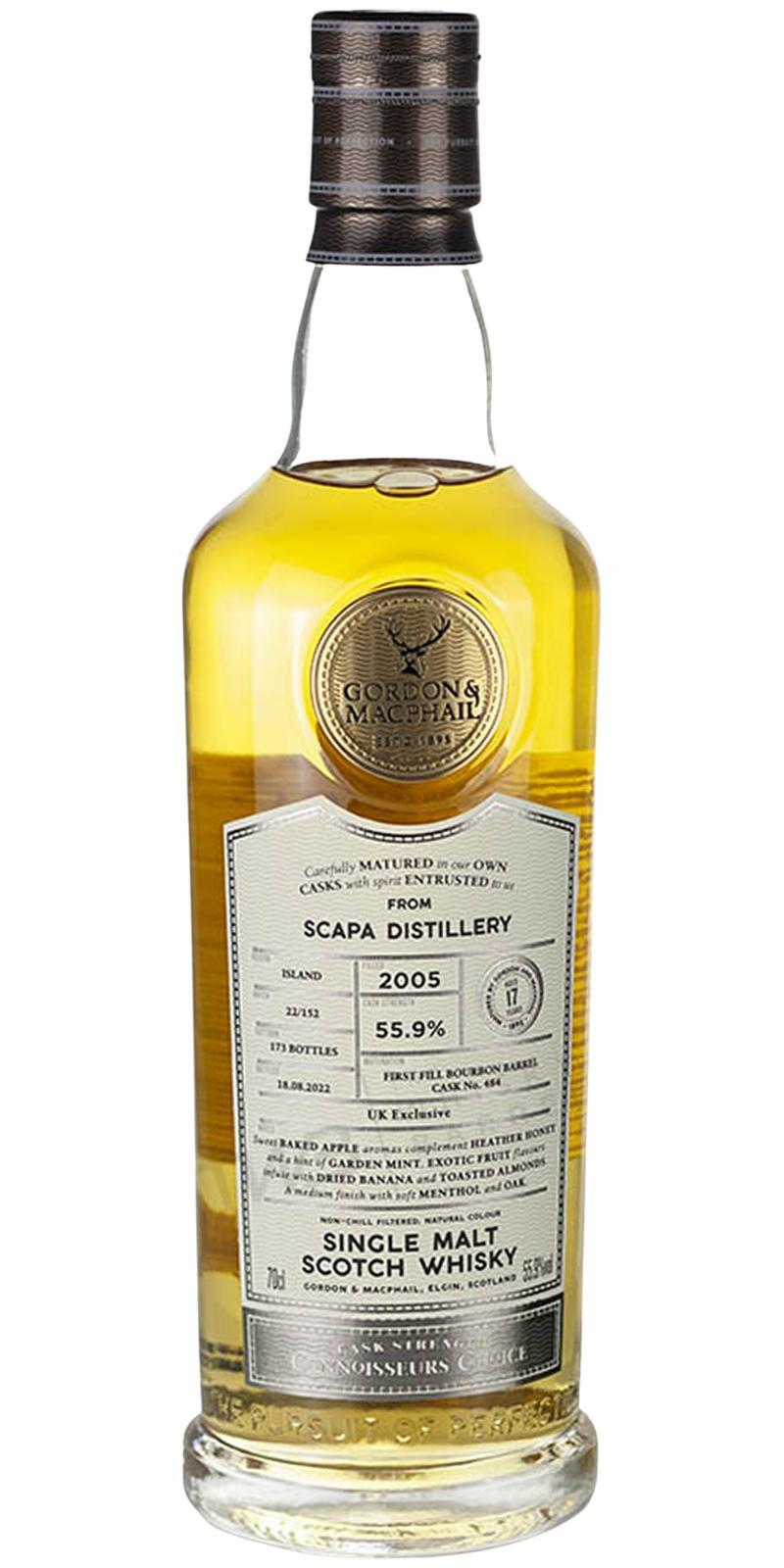 Scapa 2005 GM  Connoisseurs Choice - Cask Strength