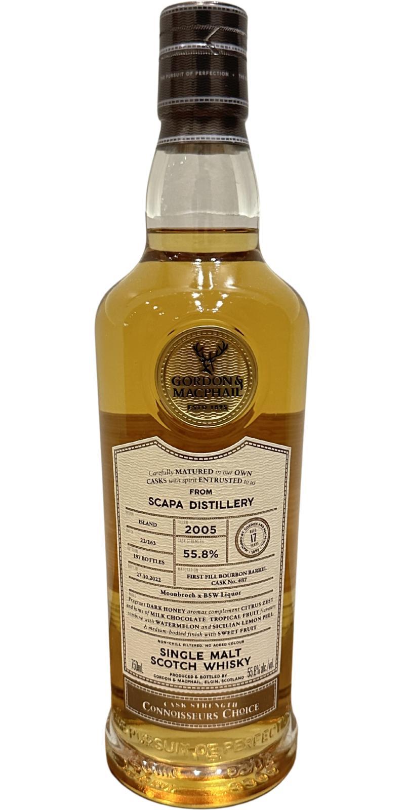 Scapa 2005 GM  Connoisseurs Choice - Cask Strength