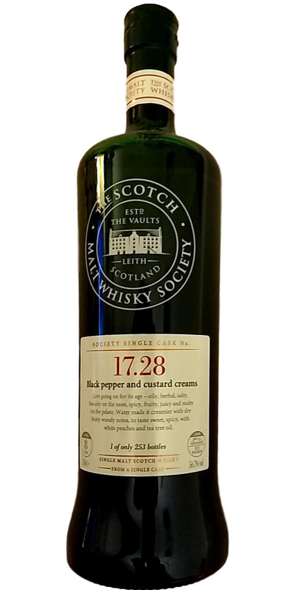 Scapa 2002 SMWS 17.28  Black pepper and custard craems