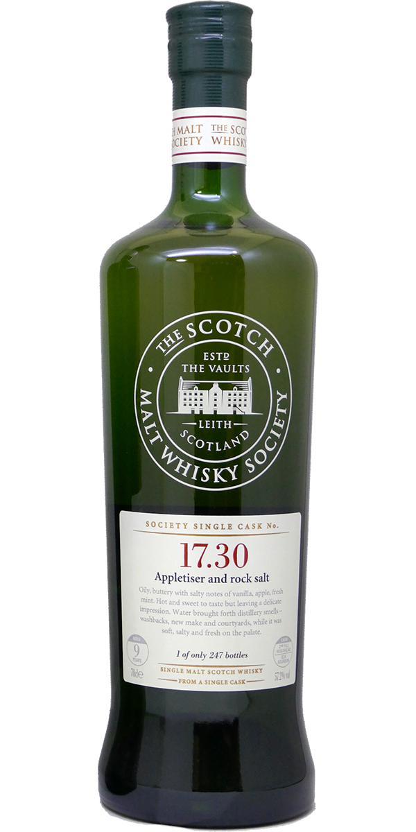 Scapa 2002 SMWS 17.30  Appletiser and rock salt