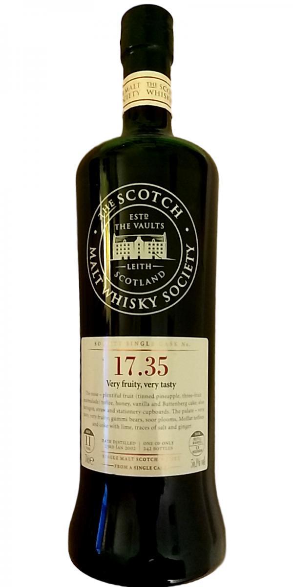 Scapa 2002 SMWS 17.35  Very fruity, very tasty