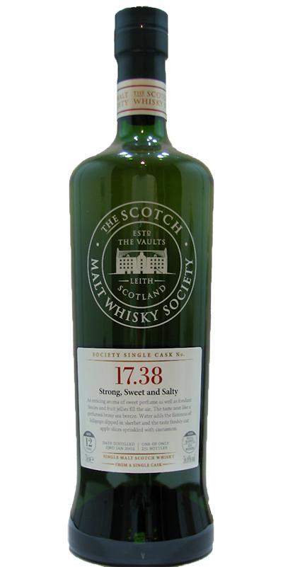 Scapa 2002 SMWS 17.38  Strong, Sweet and Salty