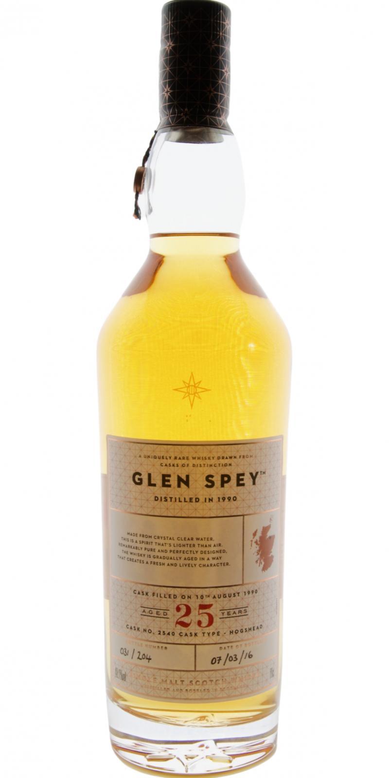 Glen Spey 1990  Casks of Distinction