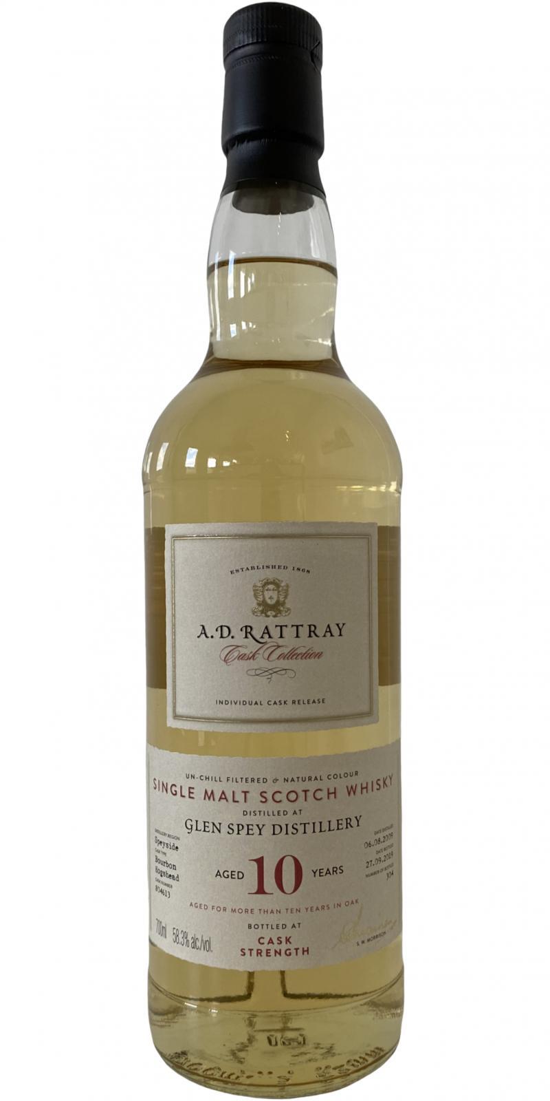 Glen Spey 2009 DR  Individual Cask Release