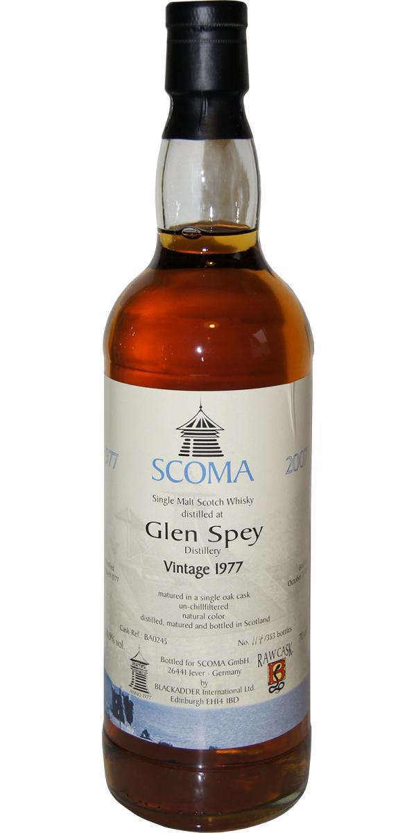 Glen Spey 1977 BA  Raw Cask