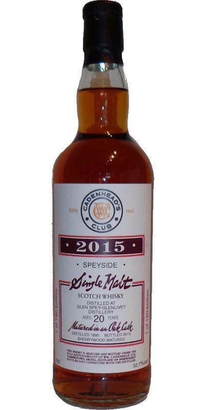 Glen Spey 1995 CA  Cadenhead's Club