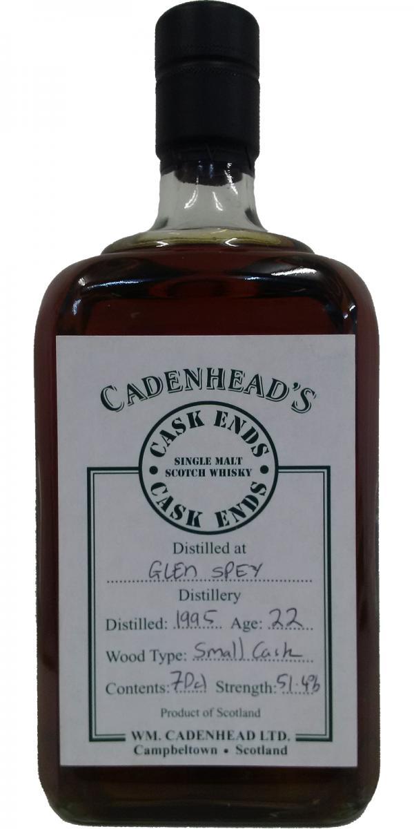 Glen Spey 1995 CA  Warehouse Tasting