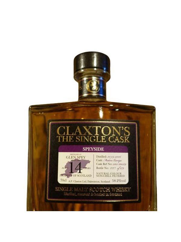 Glen Spey 2006 Cl  The Single Cask
