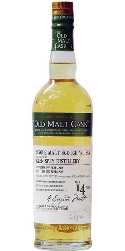 Glen Spey 1997 DL  The Old Malt Cask