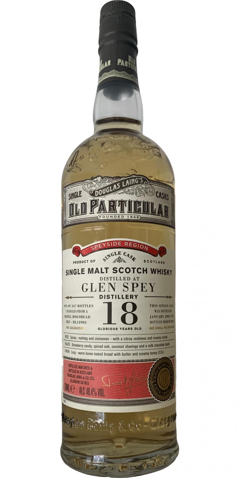 Glen Spey 2002 DL  Old Particular