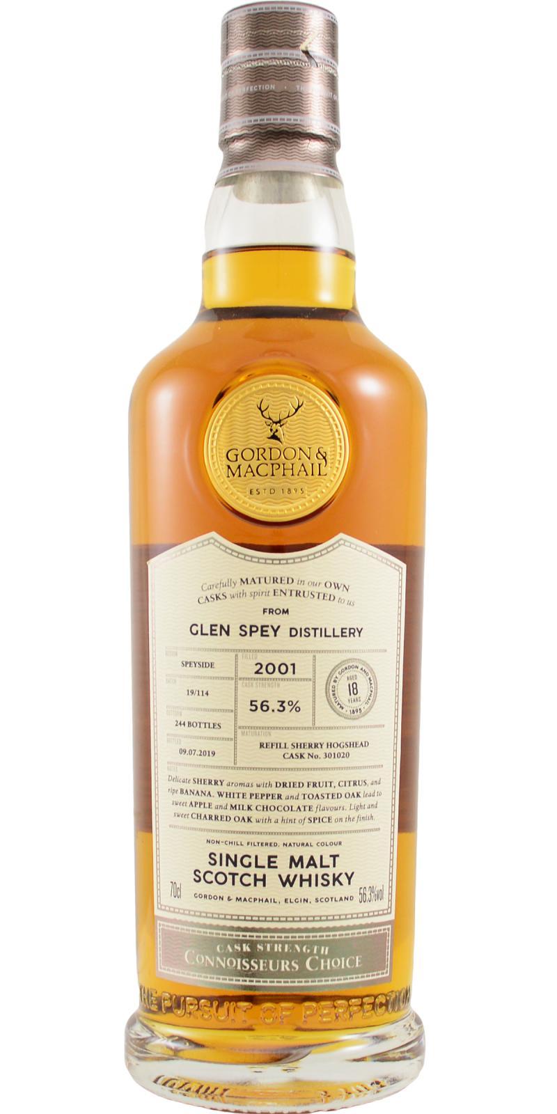 Glen Spey 2001 GM  Connoisseurs Choice - Cask Strength