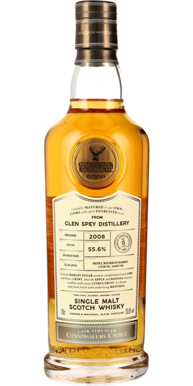 Glen Spey 2008 GM  Connoisseurs Choice - Cask Strength