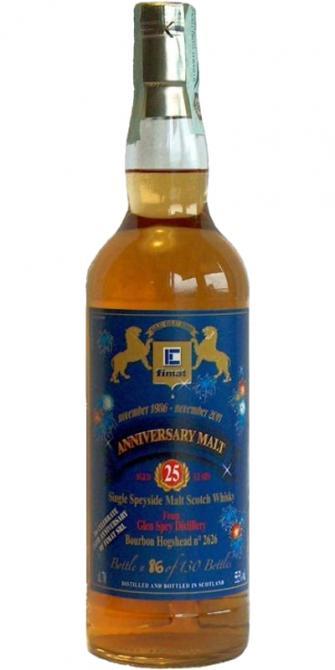 Glen Spey 1986 HSC  Anniversary Malt (25th Anniversary of Fimat SRL)