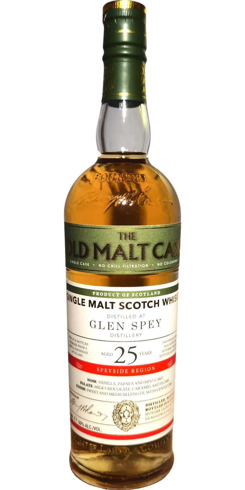 Glen Spey 1990 HL  The Old Malt Cask