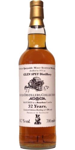 Glen Spey 1973 JW  Auld Distillers Collection