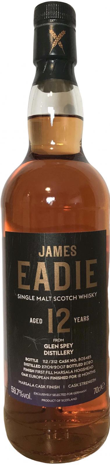 Glen Spey 2007 JE  Marsala Cask Finish