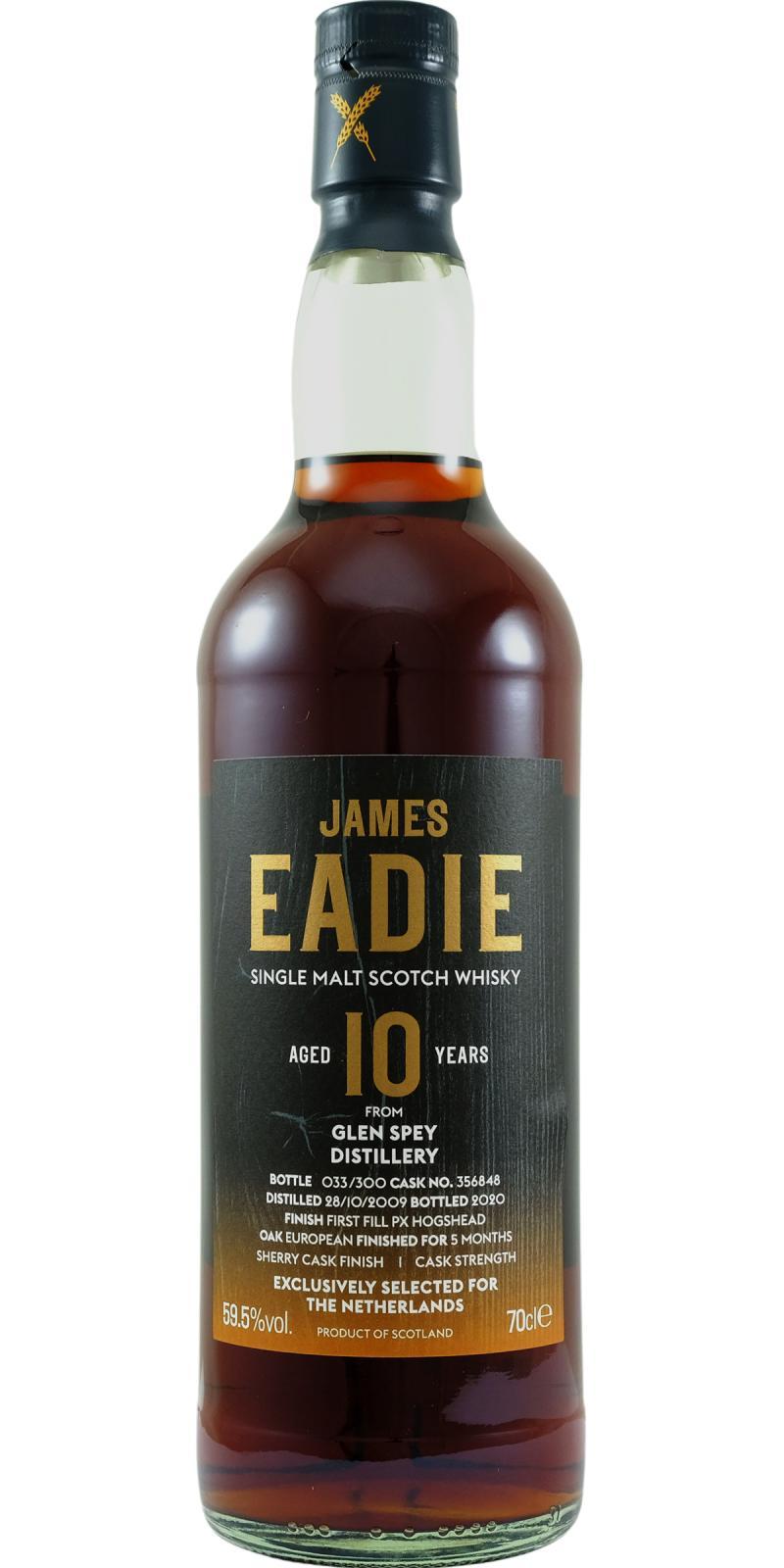 Glen Spey 2009 JE  Sherry Cask Finish