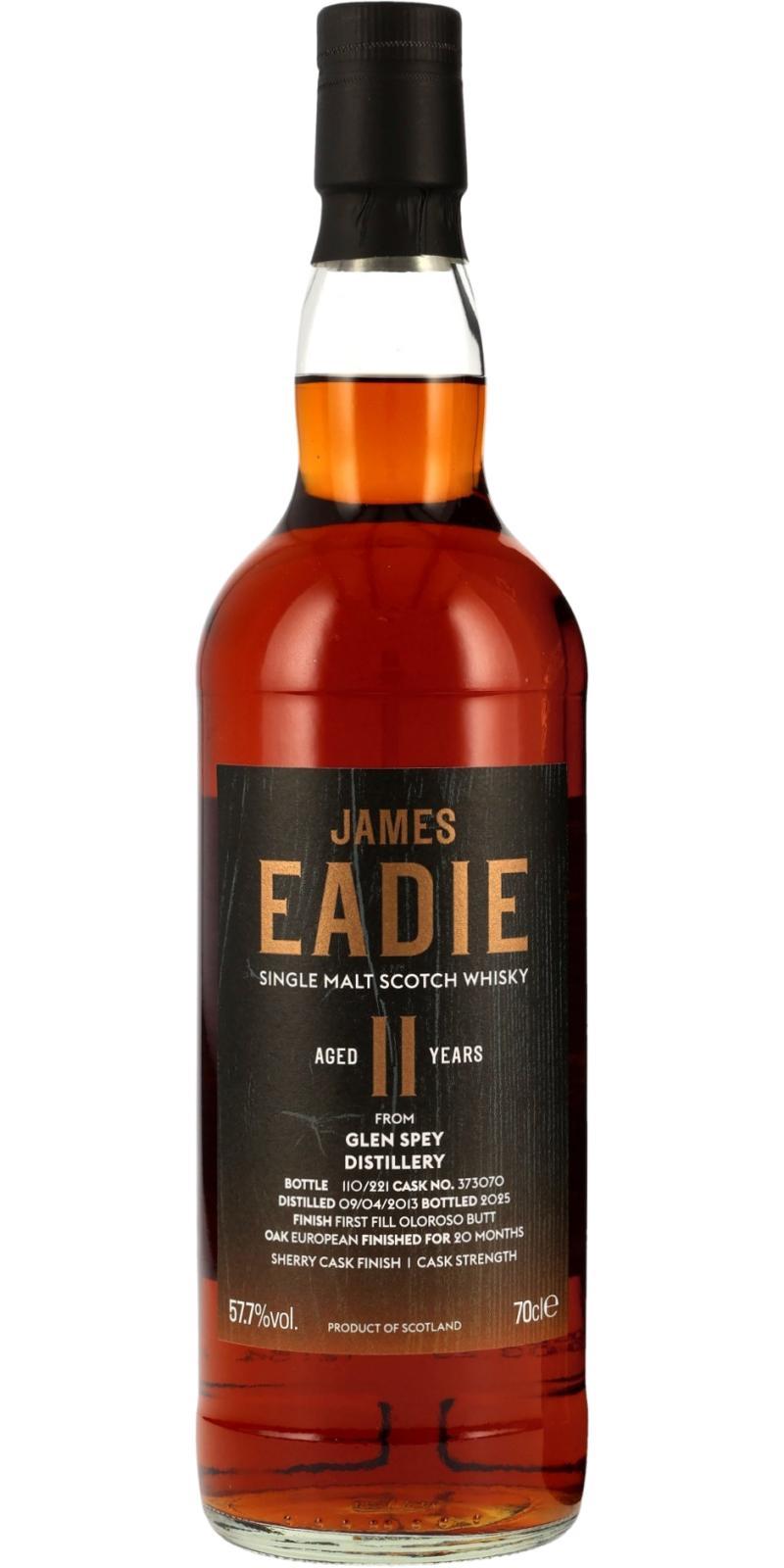 Glen Spey 2013 JE  Sherry Cask Finish