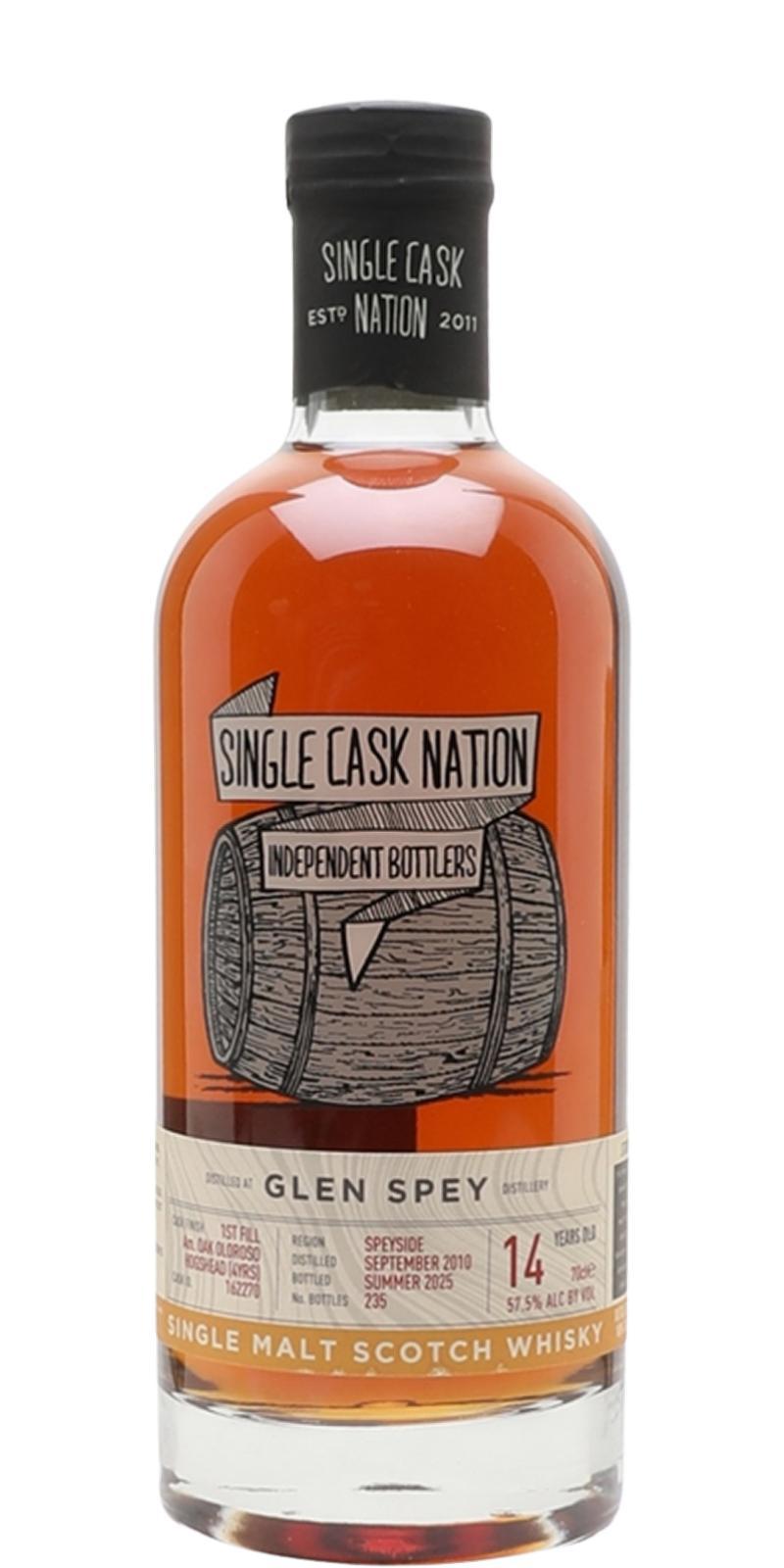 Glen Spey 2010 JWC  Single Cask Nation