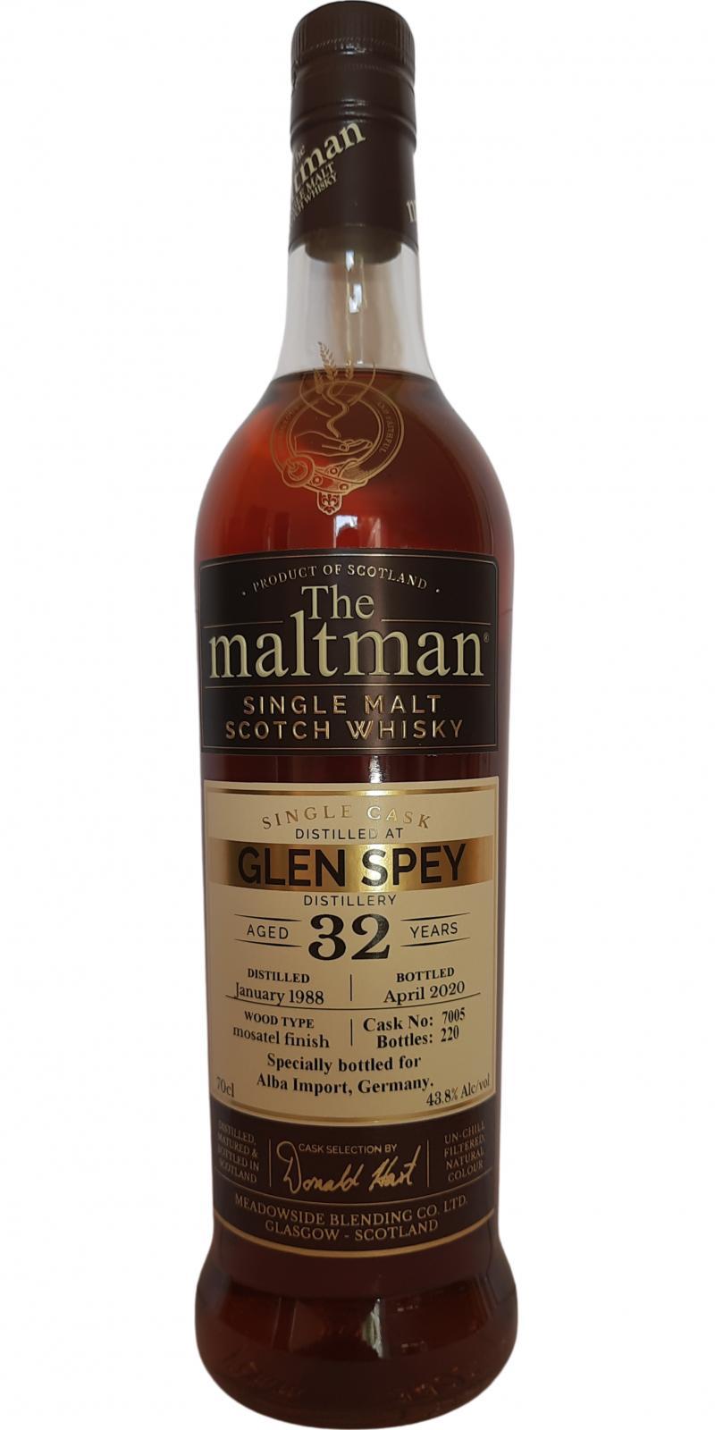 Glen Spey 1988 MBl  The Maltman