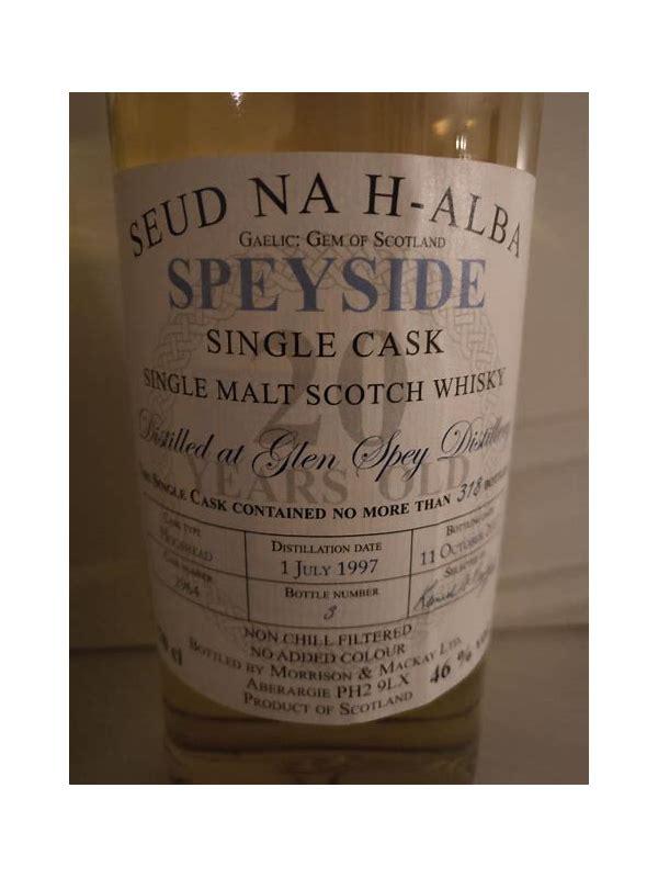 Glen Spey 1997 MMcK  Whisky castle exclusive