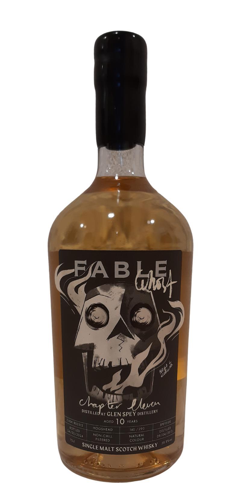Glen Spey 2013 PSL  Fable Whisky - Chapter Eleven