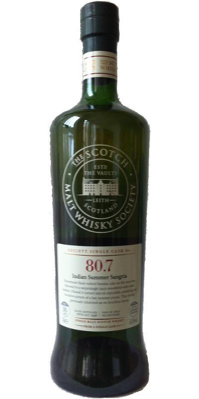 Glen Spey 1998 SMWS 80.7  Indian Summer Sangria