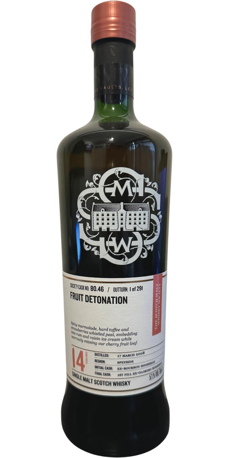 Glen Spey 2008 SMWS 80.46  Fruit detonation