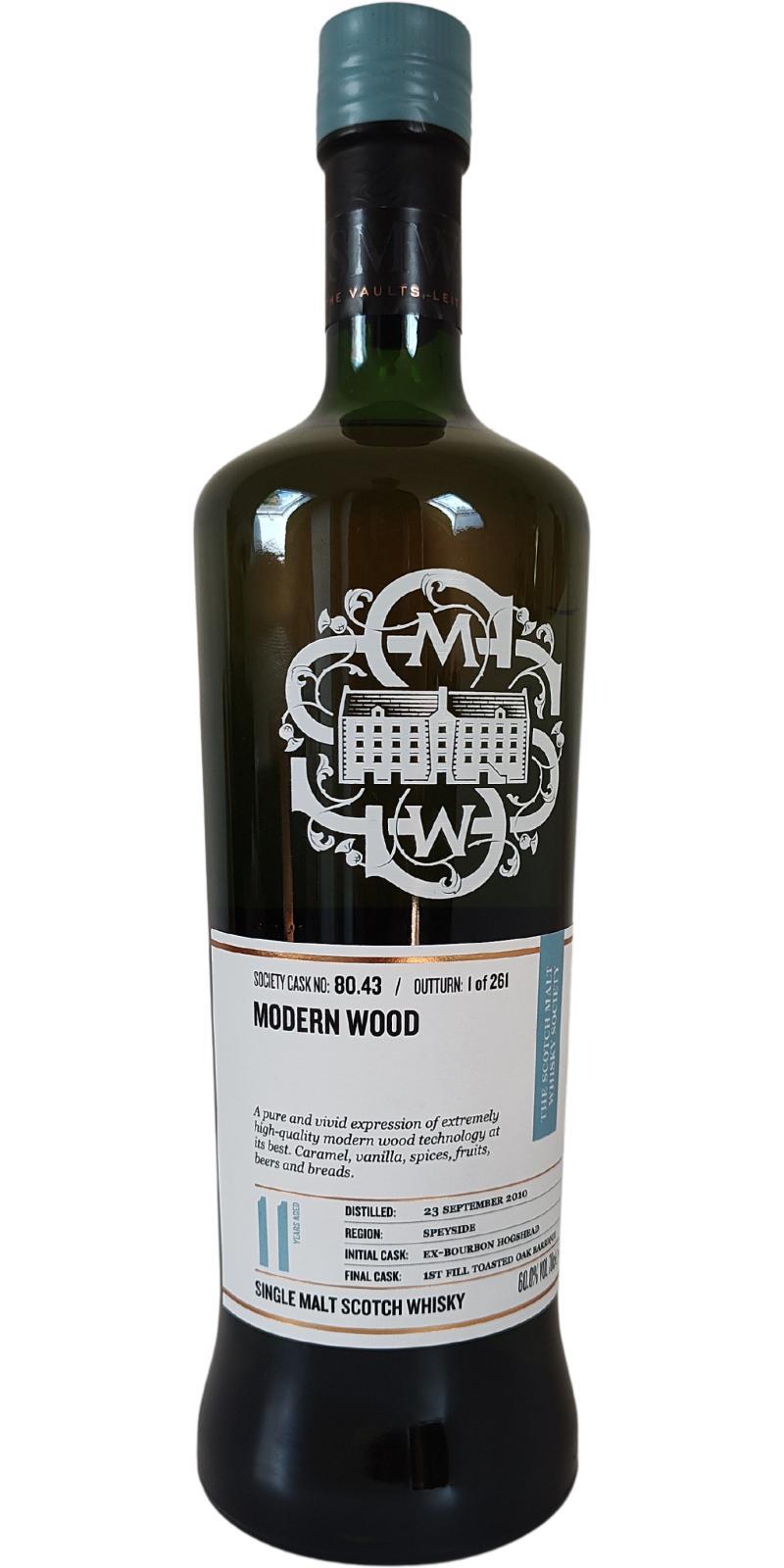 Glen Spey 2010 SMWS 80.43  Modern wood